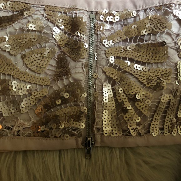 Forever 21 Metallic Crop Top Rose Gold Size S - Picture 9 of 9